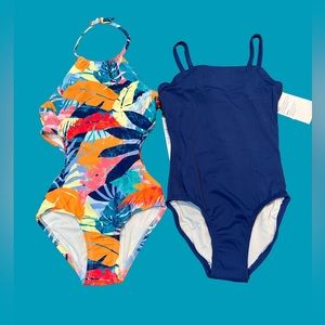 NEW Set of (2) Swimsuits Girls XS 5 💧
